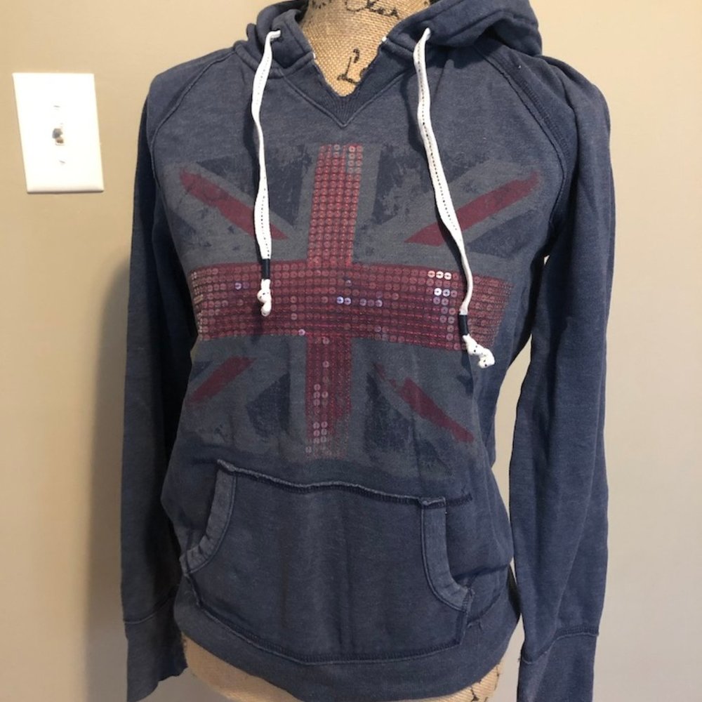 Navy Union Jack Hoodie